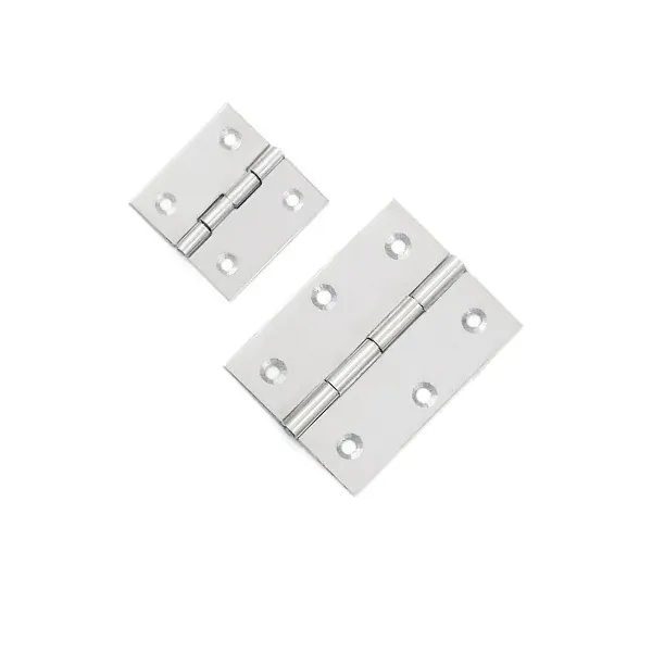 CERNIERA A LIBRO 50X60 MM SPESSORE 0,8 MM ACCIAIO INOX A2 AISI 304