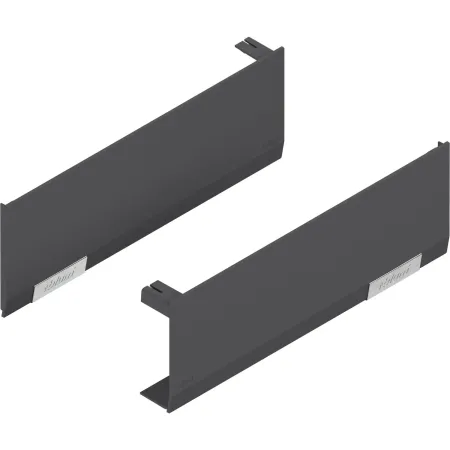 BLUM AVENTOS HF/HS/HL TOP SET PLACCHETTE DI COPERTURA, PLASTICA GRIGIO SCURO