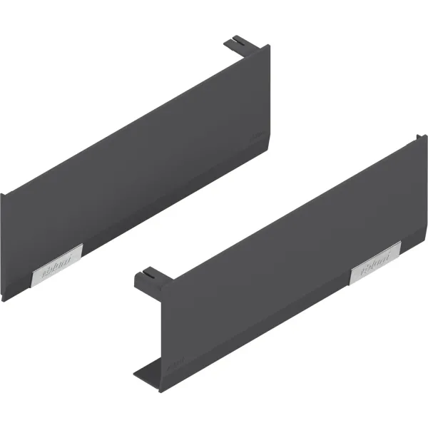 BLUM AVENTOS HF/HS/HL TOP SET PLACCHETTE DI COPERTURA, PLASTICA GRIGIO SCURO