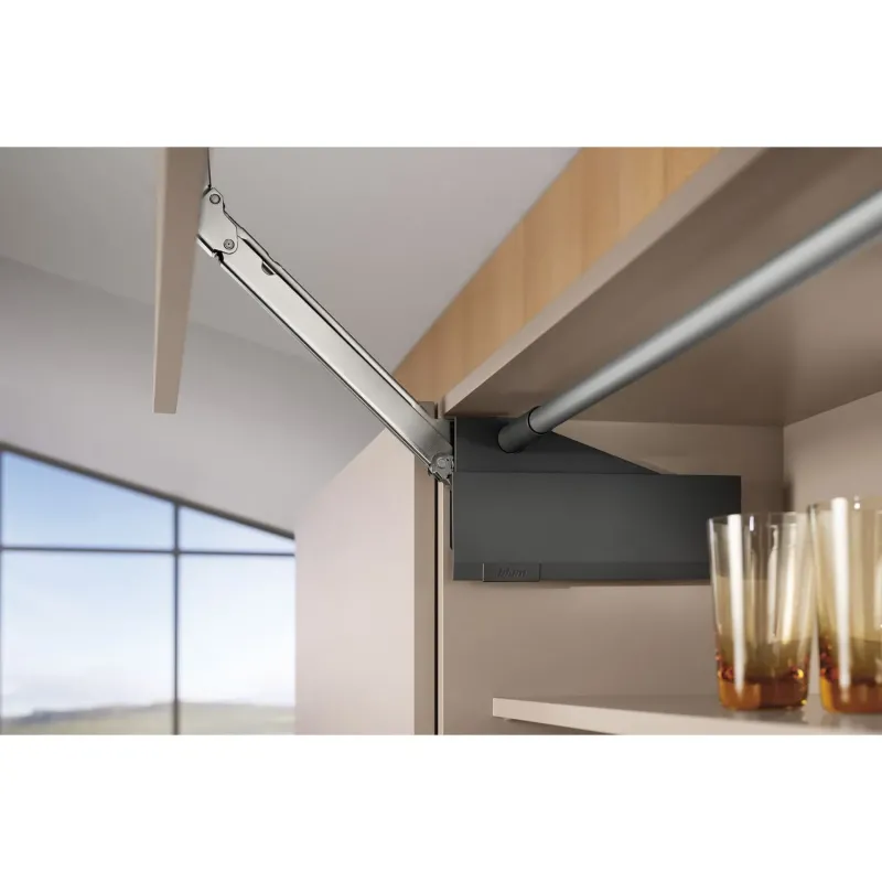 BLUM AVENTOS HF/HS/HL TOP SET PLACCHETTE DI COPERTURA, PLASTICA GRIGIO SCURO