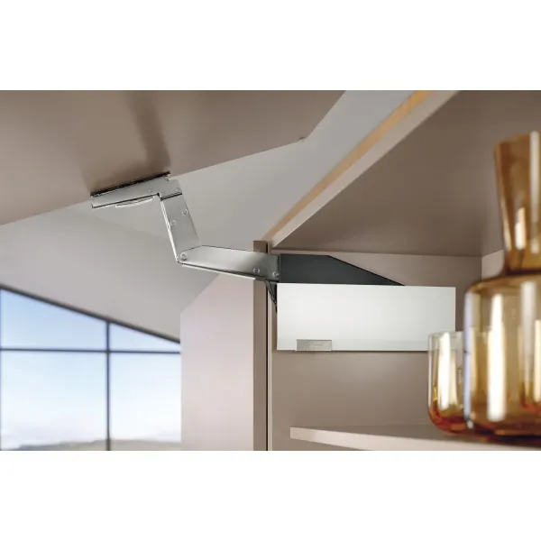 BLUM AVENTOS HF/HS/HL TOP SET PLACCHETTE DI COPERTURA, PLASTICA BIANCO SETA