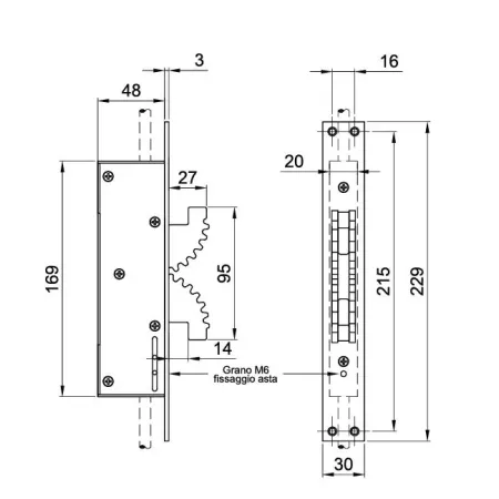cipierre deviatore per serrature bunkerlocks umipas 2