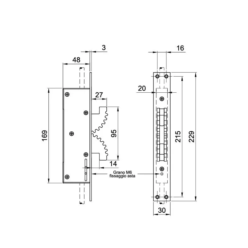 cipierre deviatore per serrature bunkerlocks umipas