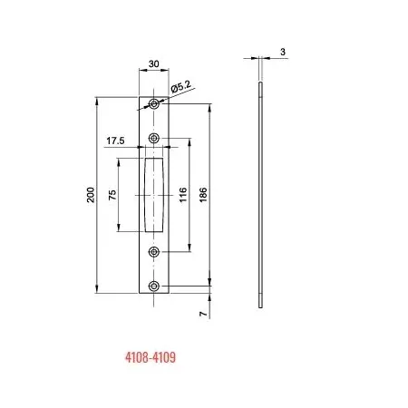 CONTROPIASTRA PER DEVIATORE CIPIERRE 2