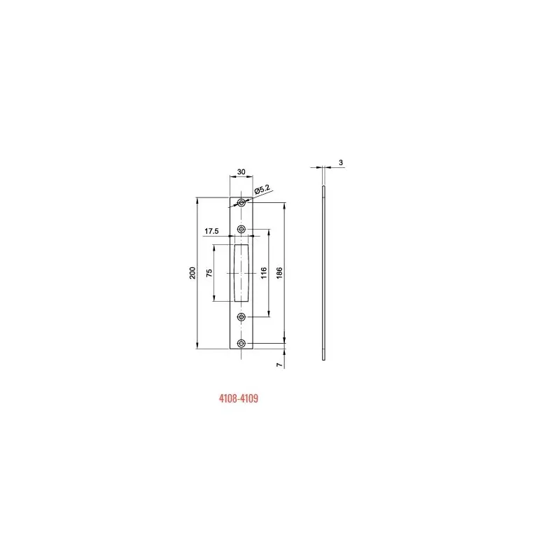 CONTROPIASTRA PER DEVIATORE CIPIERRE
