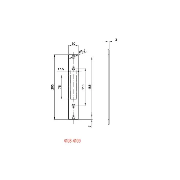 CONTROPIASTRA PER DEVIATORE CIPIERRE