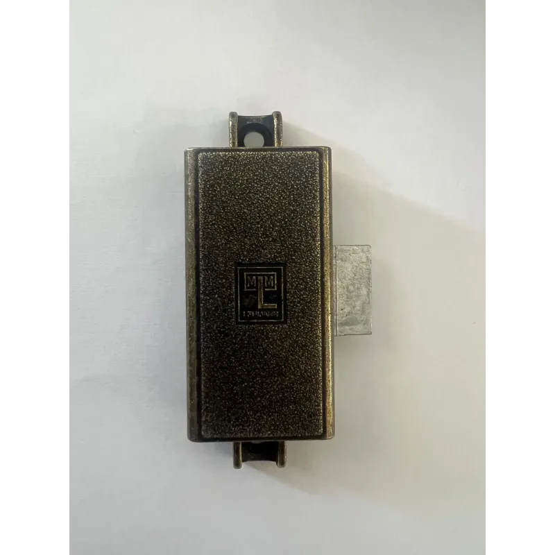 SERRATURA AD ASTE ROTANTI 57X28 MM BRONZATA SINISTRA - Art. E0015 SX 30