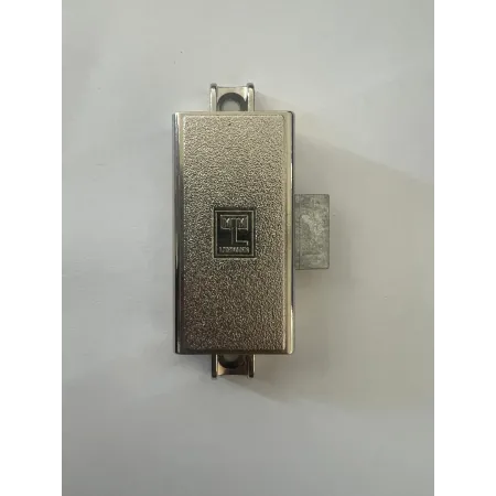 SERRATURA AD ASTE ROTANTI 57X28 MM NICHELATA SINISTRA - Art. E0015 SX 50 2