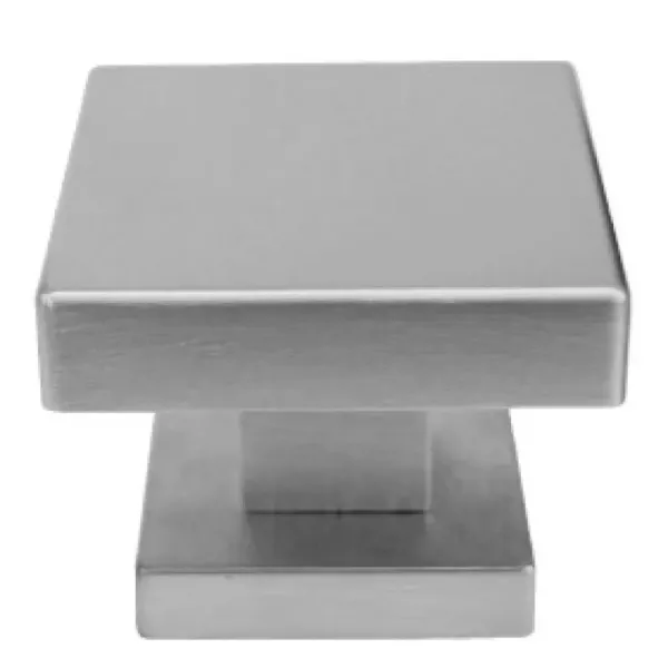 comit pomolo per porta quadrato 60x60 mm cromo satinato umipas