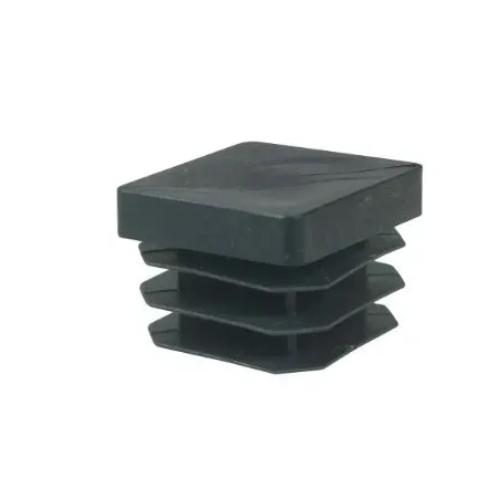 IBFM COPRIPILASTRI QUADRATI 25 MM IN PLASTICA NERA