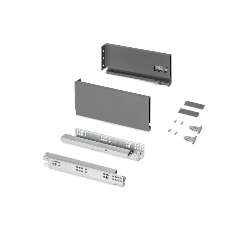 emuca kit cassetto protone guide soft 30 kg h131 mm prof.400 mm umipas