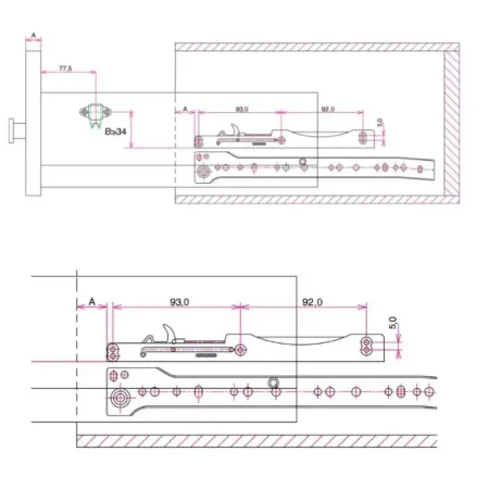 ammortizzatore universale per cassetti ram industrie umipas 2