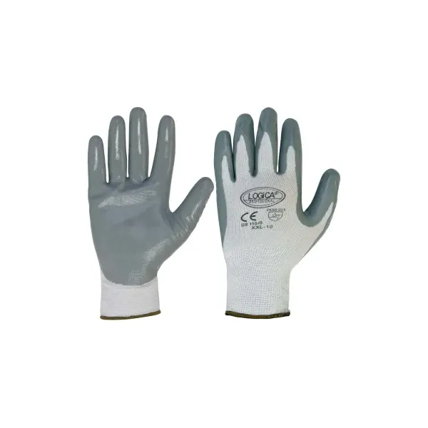 Guanti da lavoro in nitrile grigio taglia 10 umipas