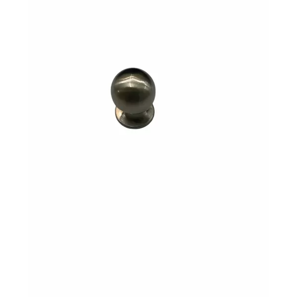 Gamet POMOLO PER MOBILI IN ZAMA 18X23 MM COLORE NICKEL SATINATO 
pomello anta bagno, pomello bagno, pomello cassetto, pomello c
