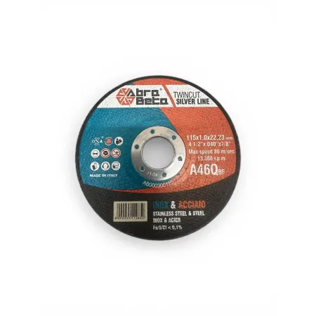 Disco da taglio ABRA BETA 115 mm per inox e acciaio umipas