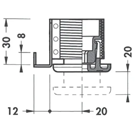 Livellatore per Mobili 50x31,5 Zincato con Anima in Plastica umipas 2
