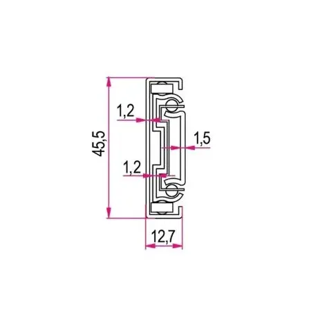 Ram Industrie GUIDE PER CASSETTI A SFERA ESTRAZIONE TOTALE CON CHIUSURA AMMORTIZZATA 500 MM SERIE G42 - 40 KG 2
