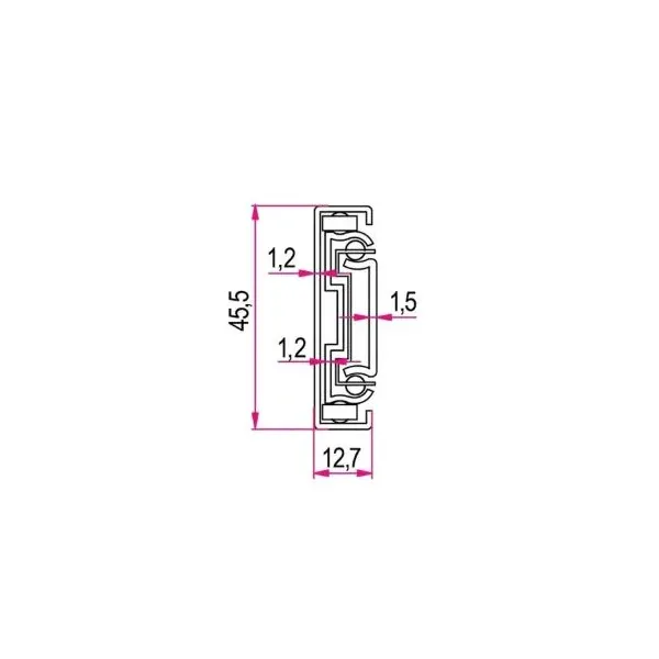Ram Industrie GUIDE A SFERA ESTRAZIONE TOTALE CON CHIUSURA AMMORTIZZATA MM 800 SERIE G42 - KG 40