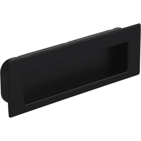 SIRO MANIGLIA NICOLA LUNGHEZZA 112 MM, INCASSO 106,5X31 MM, ZAMA NERO OPACO