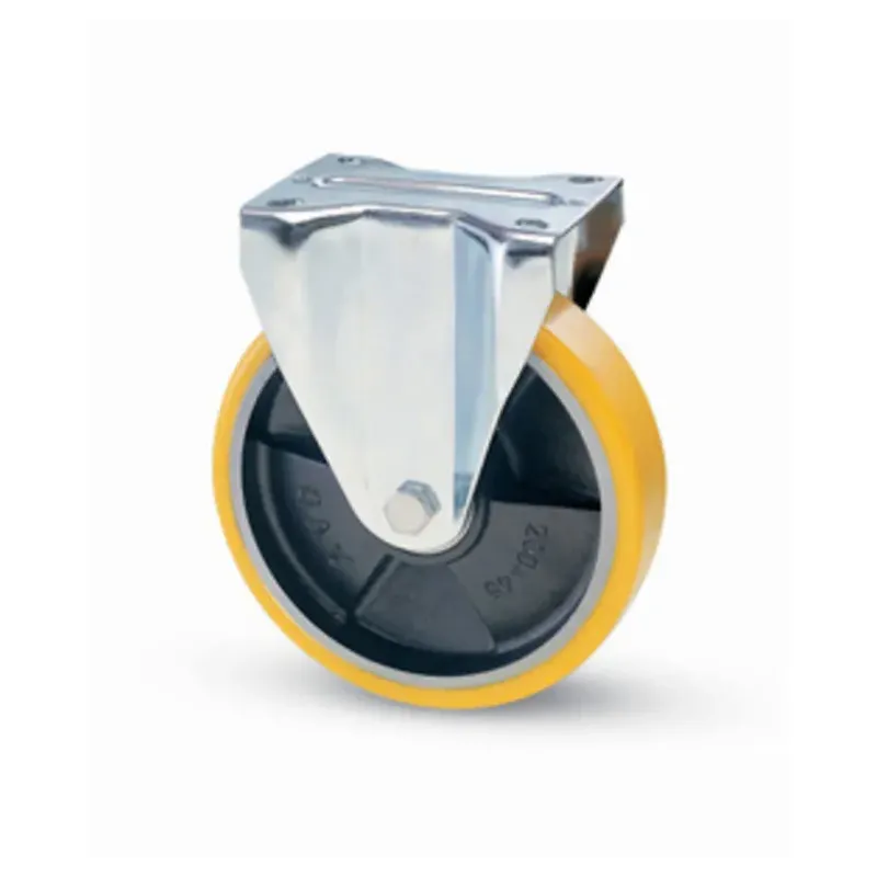 Avo 22a ruota fissa in poliuretano e ghisa d.80 mm 120 kg umipas