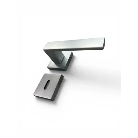 Maniglia porta interna Capri Vi.Tel cromo satinato rosetta 50x50 umipas