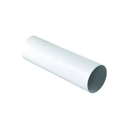 TUBO TONDO AEREAZIONE CAPPE IN PVC DIAMETRO 125 MM 1 MM