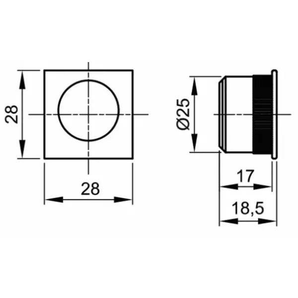 Kit porta scorrevole VI.TEL zama serratura 50 mm cromo umipas
