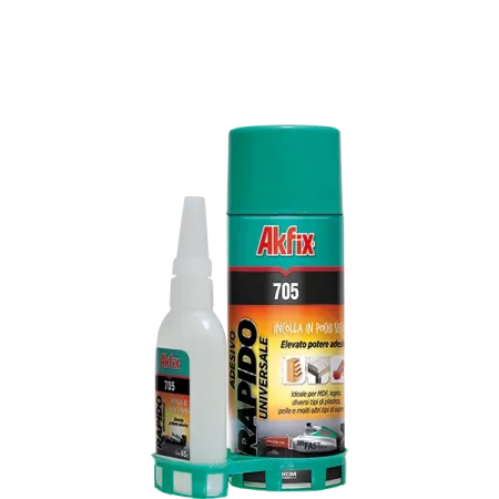 Adesivo Universale Rapido Extra Forte 400ml + Attivatore 125gr | Colla Professionale