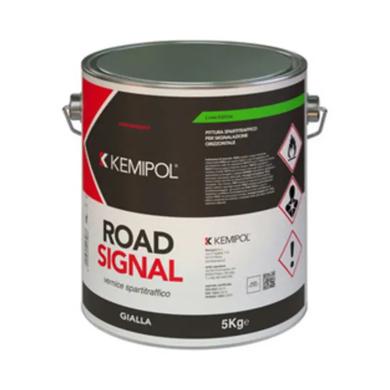 Vernice Spartitraffico Gialla 5 kg Kemipol – Segnaletica Orizzontale Resistente