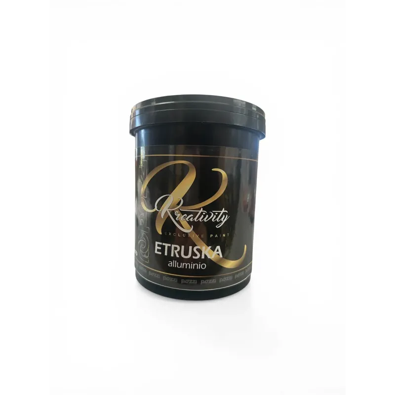 Pittura effetto sabbia alluminio 1L Kreativity umipas