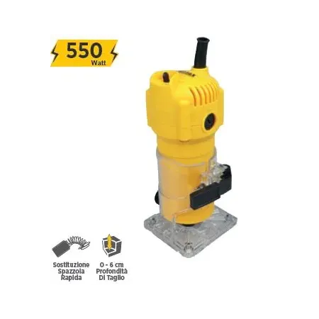 Rifilatore per Bordi RTM3784 550W 33000RPM Taglio Preciso umipas