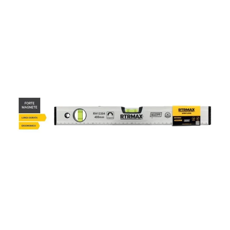 Livella Magnetica RTRMAX 400 mm Alta Precisione umipas