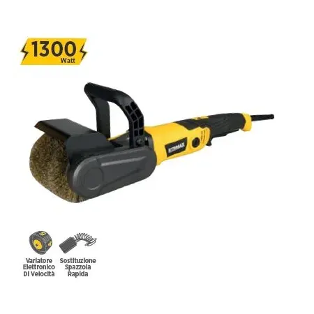 RTRMAX MACCHINA LUCIDATRICE A RULLO 1300 WATT