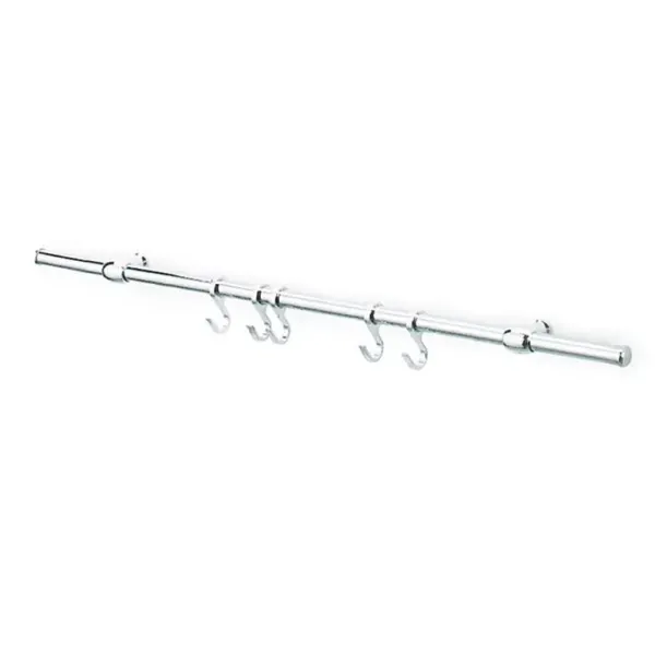 Kit tubo sottopensile VI.TEL Ø16 mm 90 mm nichel satinato umipas