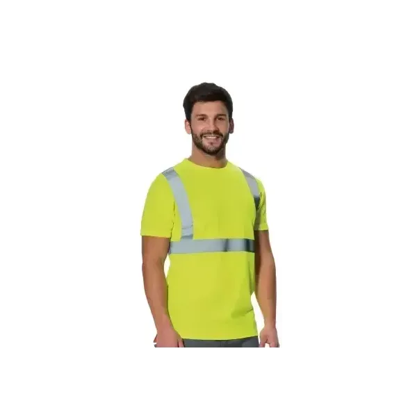 T-Shirt Alta Visibilità Gialla Logica 2XL Manica Corta umipas