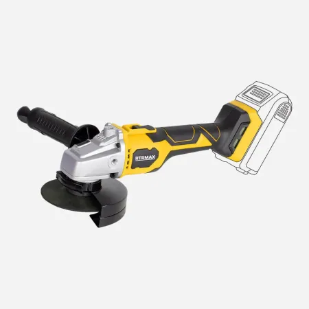 RTRMAX Smerigliatrice Angolare a Batteria 18V 125 mm professionale umipas