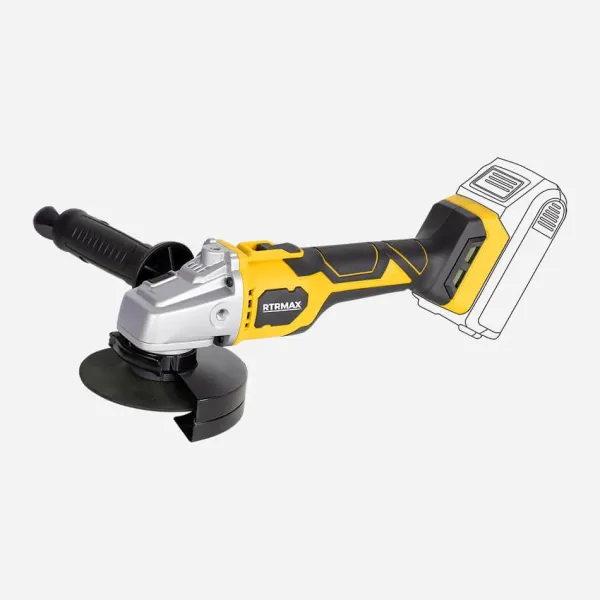 RTRMAX Smerigliatrice Angolare a Batteria 18V 125 mm professionale umipas