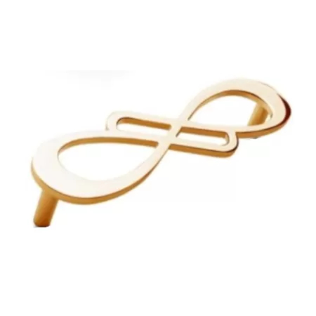 Poliplast MANIGLIA PER MOBILI IN ZAMA INTERASSE 128 MM COLORE ORO - Art. 7007FM03