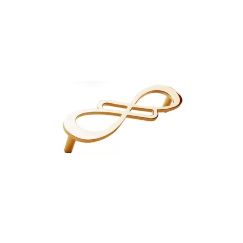 Poliplast MANIGLIA PER MOBILI IN ZAMA INTERASSE 128 MM COLORE ORO - Art. 7007FM03