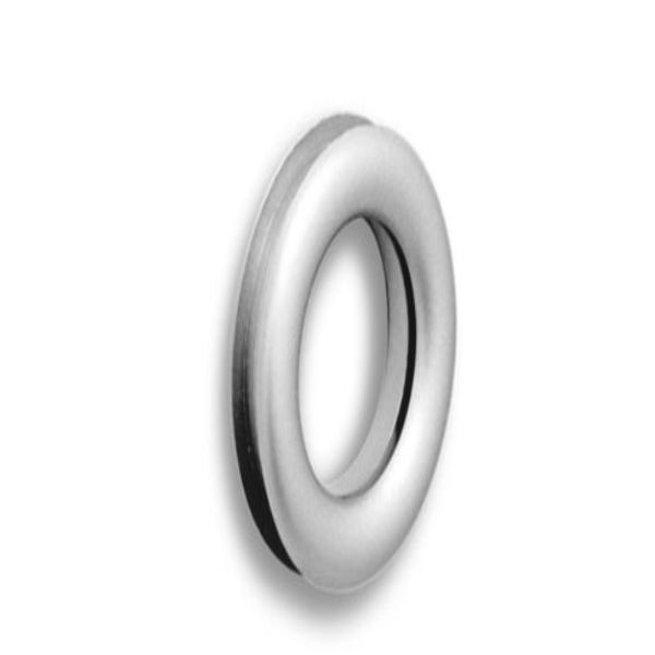 Poliplast MANIGLIA PER VETRO AD INCASSO 35 MM COLORE ALLUMINIO- Art. 078C RAL9006