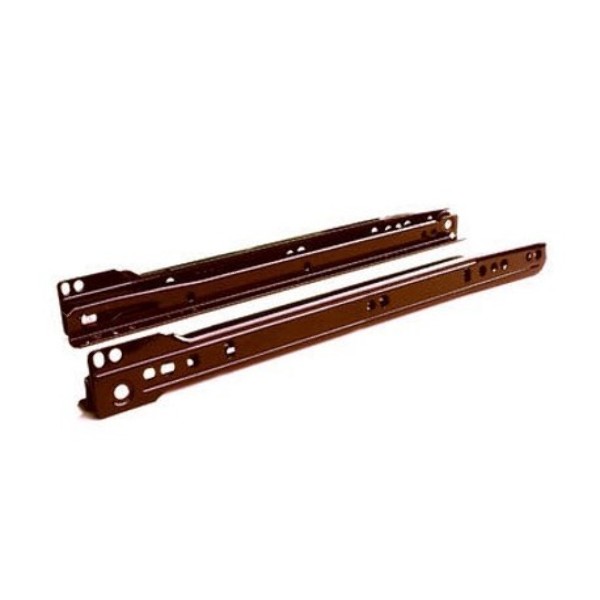 Ram Industrie GUIDE PER CASSETTI SU ROTELLE ESTRAZIONE PARZIALE MARRONE 250 MM SERIE 79 - KG 25 - guide ram, guide per cassetto,