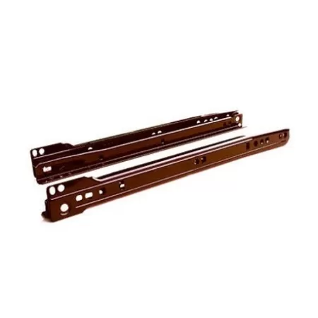 Ram Industrie GUIDE PER CASSETTI SU ROTELLE ESTRAZIONE PARZIALE MARRONE 400 MM SERIE 79 - KG 25 guide ram, guide per cassetto, g